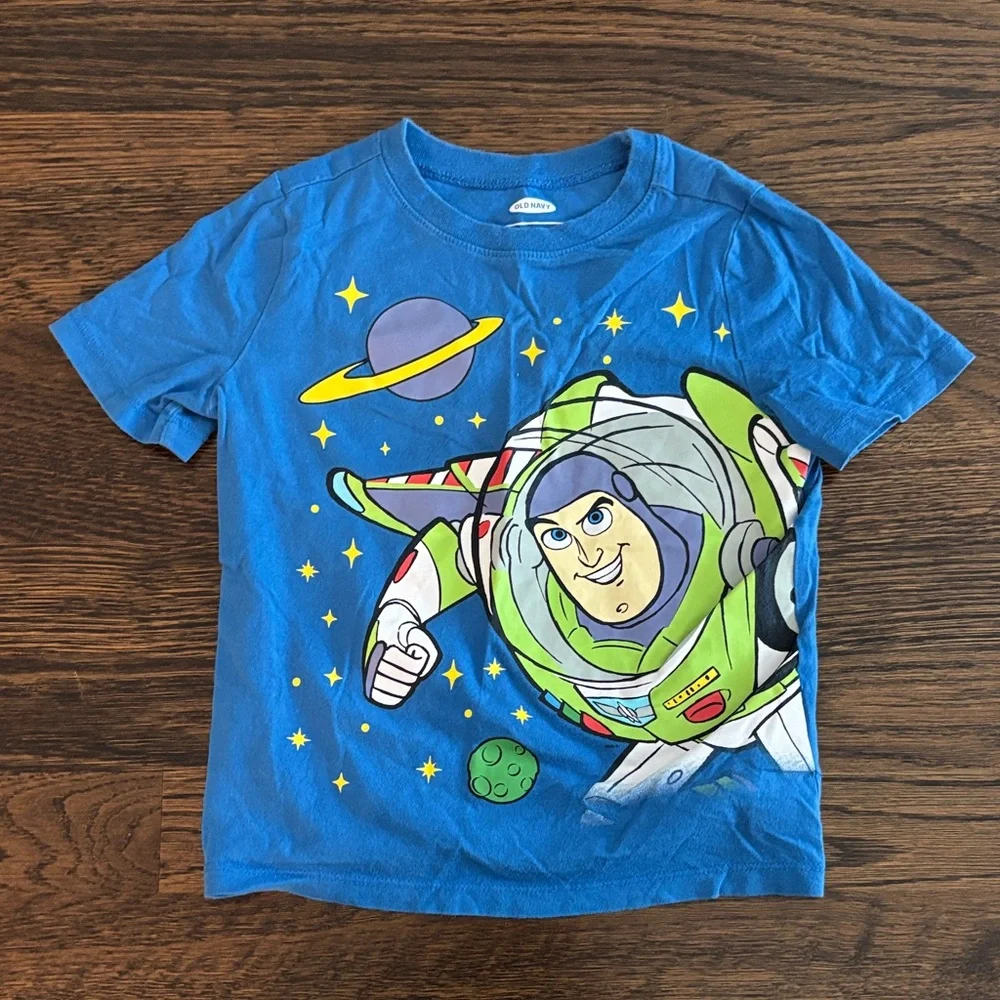 Old Navy Buzz Lightyear Blue Tee, size 4T